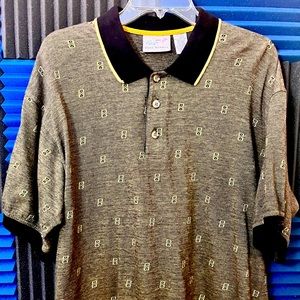 Greg Norman Collection monogram polo shirt